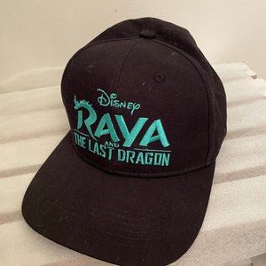 Disney Raya And The Last Dragon Black Adjustable Baseball Style Hat